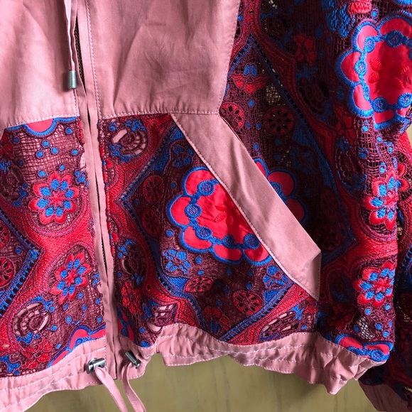 Free People Magpie Oversized Lacey Jacket - Picture 6 of 8